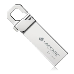Lapcare Flais 128GB Metal USB 3.2 Flash Drive - Up to 400Mbps, Light and Portable, Ideal for Data Transfer & Storage - 5 Year Manufacturer Warranty