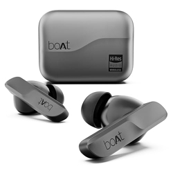 boAt Airdopes 800 HiDef, Hi-Res Audio LDAC, 4Mic ENx, App Support, ASAP Charge, IPX5, Low Latency, Dual Pairing, BTv5.3, Bluetooth TWS in Ear Earbuds Wireless Earphones (Graphite Grey)