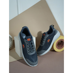 Slazenger Men Textured Flyknit Lace-Up Running Shoes