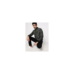 Camouflage Print Zip-Front Bomber Jacket
