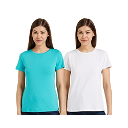 Amazon Brand - Symbol Women's Regular Fit T-Shirt (AW20SYTSEPPHS1_Multicolor 5 M)