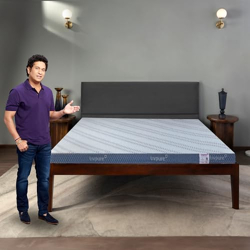 Livpure Smart Lumbar HR Foam Mattress| 3D Sleeptech Zones | Advanced Support with ComfortScience Tech| High GSM Certified Zipper Fabric | EGAPA Air Filter| King Bed (72x72x4) inch, 5 Years Warranty