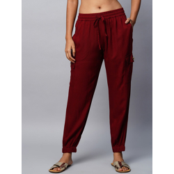 Chemistry Women Mid Rise Clean Look Coloured Jogger Jeans