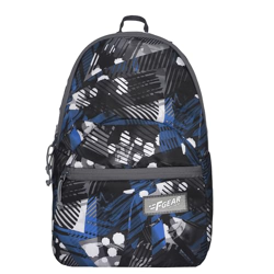 F Gear Ferris Geometric Blue Black 7L Mini 2 Compartment Backpack/Trendy Stylish Bag/Casual Day Backpack/Office Bag/Travel Bag/School/College Bag/Versatile Bag For Unisex |For Girl & Boy Unisex