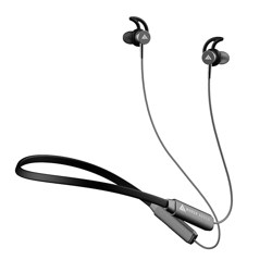 Boult Audio EQCharge Bluetooth Earphones with 32H Playtime, Zen ENC Mic, Dual Device Connectivity, Type C Fast Charging (5Mins=7Hrs), 14.2mm Bass Driver, Made in India, IPX5 Silicon Neckband (Black)