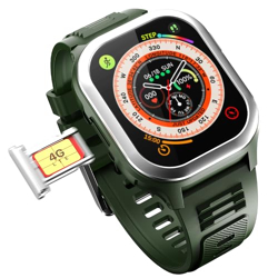 Fire-Boltt 4G Pro Volte Calling Smart Watch- 2.02 TFT Display, 4G Nano-SIM GPS, Health Suite, Sports Modes, 400mAh Battery (Green)