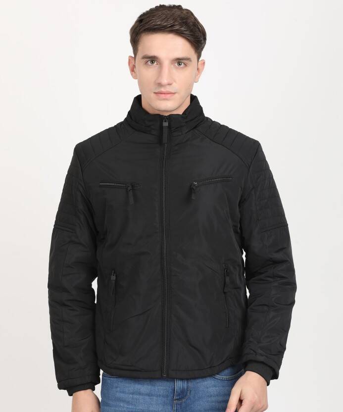 Men Solid Casual Jacket