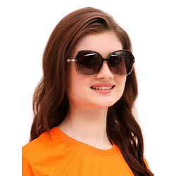 HASHTAG EYEWEAR Women Square Sunglass With Polarised & UV Protected Lens