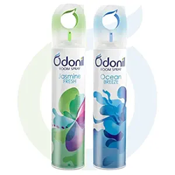 Odonil Air Freshener Room Spray - 440 ml Combo (Pack of 2, 220ml each) | Jasmine Fresh & Ocean Breeze | Nature Inspired Fragrance for Home & Office | Long Lasting Fragrance | Instant Freshness