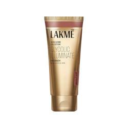 LAKM Glycolic Illuminate Facewash with Glycolic Acid | Glycolic Acid Face Wash for Exfoliating Dull Skin | Gentle Cleanser for Glowing Skin 100gm
