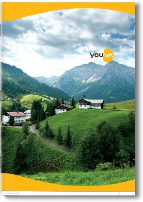 NAVNEET Youva Soft Bound Long Book 21x29.7 cm Single Line 100 Pages Regular Note Book Single Line 100 Pages(Multicolor, Pack of 12)