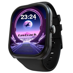 Fastrack Limitless FS2+ Smart Watch, 2.01  UltraVU Display, Functional Crown, SingleSync BT Calling, 110+ Sports Modes, 200+ Smartwatch Faces, Upto 7 Day Battery, AI Voice Assistant (Black)