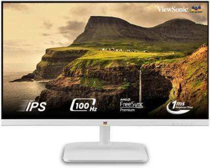 ViewSonic 60.96 cm (24 inch) Full HD IPS Panel Monitor (VA2432-H-W)(Response Time: 1 ms, 60 Hz Refresh Rate)