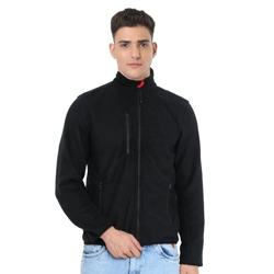 Scott International Men's Polar Fleece Jacket - Stylish Full Sleeve Winter Jacket, Standard Length Casual Jerkin
