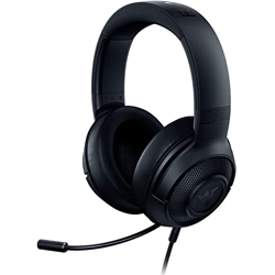 Razer Kraken X Lite Ultralight Gaming Headset: 7.1 Surround Sound Capable - Lightweight Frame - Bendable Cardioid Microphone - for PC, Xbox, PS4, Nintendo Switch - Classic Black