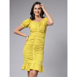 aayu Crepe Sheath Dress