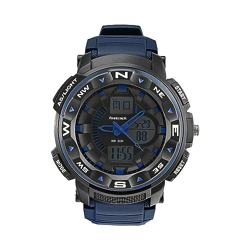 Fastrack AnaDigi Black Dial Plastic Strap Unisex Analog-Digital Watch-38076PP05W
