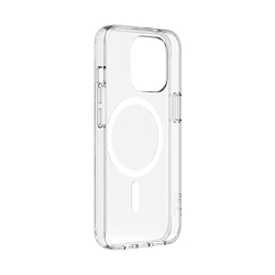 Belkin Thermoplastic Polyurethane for iPhone 13 Pro Magnetic Protective Clear Case, Lightweight Design, MagSafe Compatible, Anti-Microbial Coating (Reduces Bacteria by 99%), Screen-Down Protection