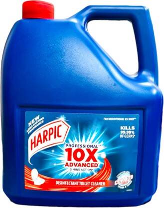 Harpic Disinfectant Toilet Cleaner Liquid Ocean Liquid Toilet Cleaner(5 L)