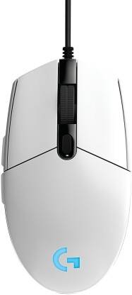 Logitech G203 Prodigy RGB Wired Gaming Wireless Optical  Gaming Mouse(USB 2.0, White)