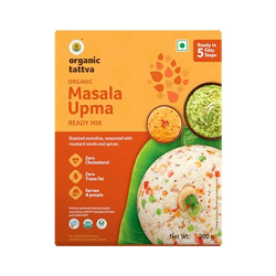 Organic Tattva, Ready to Eat Masala Upma Mix 200g