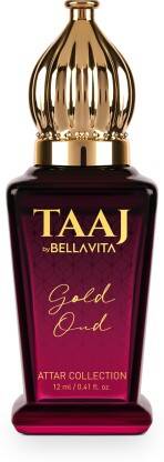 Bellavita TAAJ Gold Oud Attar