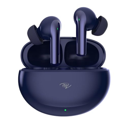 itel Buds Ace ANC, ANC (~25dB), 50HRS Playtime, AI ENC, 10mm Drivers, Fast Charging, IPX5, v5.3 Bluetooth Earbuds, TWS Ear Buds Wireless Earphones with Mic (Midnight Blue)