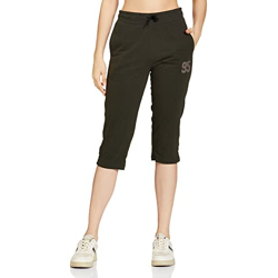 Newport Regular Womens Cotton Capri (NPWWCAI20001N01_Olive_L)