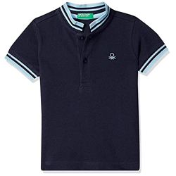 United Colors of Benetton Boy's Regular Polo Shirt (30894ECOMI_Navy 0Y)