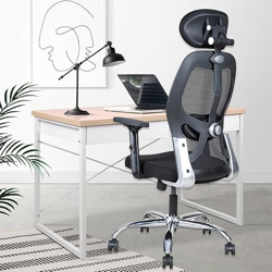 DIVYSA CORP PRIVATE LIMITED Office Chair|Ergonomic Office Chair|High Back Office Chair|Office Chairs for Work from Home| for Office|Home Office Desk Chair|Mesh Backrest with 2 Years Warranty, Black