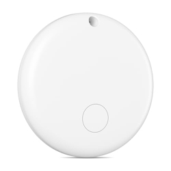 PEATOP Air Tag, Bluetooth Luggage Tracker. Works with Apple Find My (iOS Only), Item Locator for Key, Luggage, Backpack, Wallet, IP67 Waterproof, White