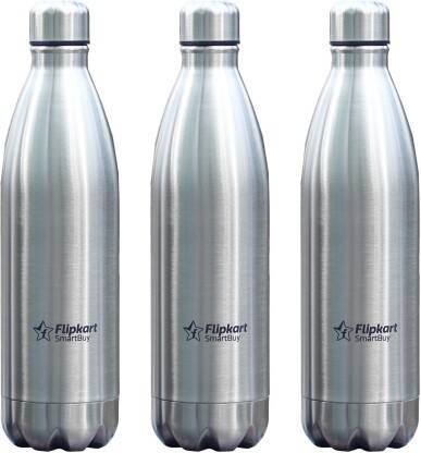 Flipkart SmartBuy Double Walled Cola 3000 ml Flask(Pack of 3, Silver, Steel)