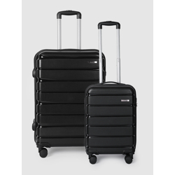 Teakwood Leathers India Set of 2 360 Degree Rotation Hard-Sided Trolley Bags 57L