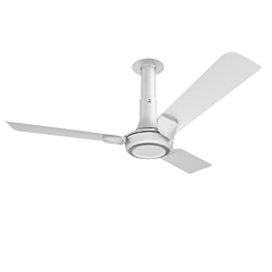 NNEX Glyde A60 1200 mm | BEE 2 Star Rated Premium Ceiling Fan | 20% Higher Air Thrust* | Airfluence Al Blades | Adjustable Downrod | 2-Yr Warranty | Cotton White