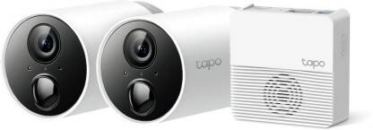 TP-Link Tapo C400S2 Smart Wire-Free 2 Cam System 1080p Full HD, Battery Powered Security Camera(256 GB, 1 Channel)