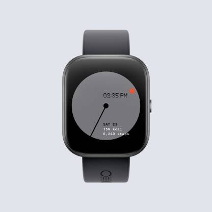 CMF by Nothing Watch Pro, 1.96 AMOLED display, BT calling with AI noise reduction, GPS Smartwatch(Dark Grey Strap, Free Size)