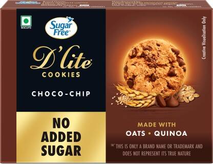 Sugar Free D'Lite Choco Chip Cookies Cookies Biscuit (Cookie)(12.5 g)
