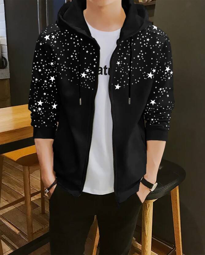 Men Printed Casual Jacket