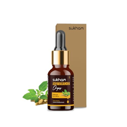 Sukham Ashwagandha Liquid Drops- Ashwagandha Root Extract | 3rd Party Lab Tested | Stress & Anxiety Relief | Better Energy & Immunity | 15 ml (20 Servings)- Enriched with Withanolides and Withaferins