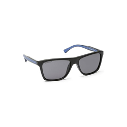 Fastrack Square Shaped Sunglasses With 100% UV Protected Lens Technology for Men (Black, Small)