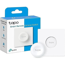 Tapo Tp-Link Tapo S200D Smart Remote Dimmer Switch, Multiple Ways Control, Real-Time Notifications, No Wire Required, Battery Included, Tapo Hub Required Sold Separately, Easy Setup And Use
