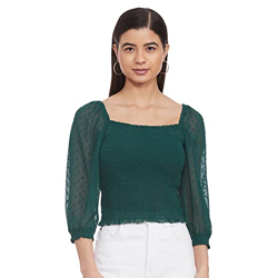 ONLY Women T-Shirt 258083602-Green_Green, Ponderosa Pine_S