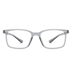 LENSKART BLU | Zero Power Bluecut & Antiglare Computer Eyeglasses For Eye Protection And Strain | Gaming Glasses | Full Rim Round | Men & Women | Large | LB E13737