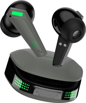 Noise Buds Combat Z with 50 Hours Playtime, Ultra-low Latency(35ms), Quad Mic ENC Bluetooth(Shadow Grey, True Wireless)