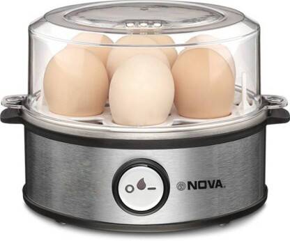 NOVA Premium Electric Egg Boiler NEC 1531 Egg Cooker(Silver, 7 Eggs)