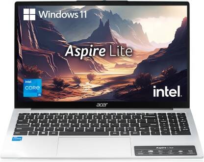 Acer Aspire Intel Core i5 12th Gen 12450H - (12 GB/512 GB SSD/Windows 11 Home) AL15-52H Thin and Light Laptop(15.6 inch, Pure Silver, 1.70 kg)