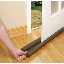 ARTO Door Bottom Sealing Strip Guard for Home | Door Stoppers | Door Seal | Door Closers | Sound-Proof Reduce Noise Energy Saving Weather Stripping | Waterproof - Brown, 39 inch