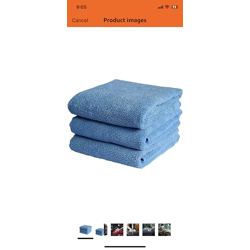 Carcraze Microfiber Super Absorbent Small Wipes, 500 GSM 20X30 Cms Silk Banded Edge Towel Set Extra Thick Microfiber Cleaning Cloths Perfect for Bike & Car.