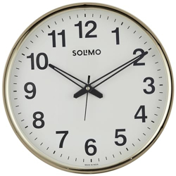Amazon Brand - Solimo Round Office Wall Clock 