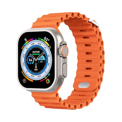 Like Star T800 Ultra Smart Watch with Beautiful Strap, Bluetooth Calling Smart Watch, 1.99  Touch Display with Fitness & Outdoor, Health & Medical Tracker, 8 Unique UI Interactions (Orange)